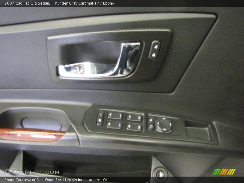 Thunder Gray Chromaflair / Ebony 2007 Cadillac CTS Sedan