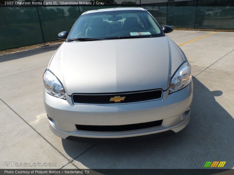 Silverstone Metallic / Gray 2007 Chevrolet Monte Carlo SS