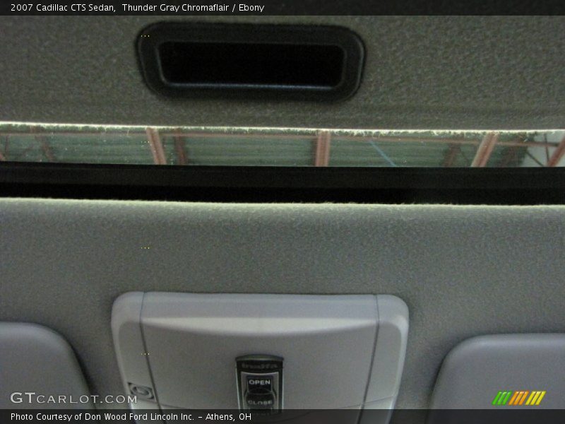 Thunder Gray Chromaflair / Ebony 2007 Cadillac CTS Sedan