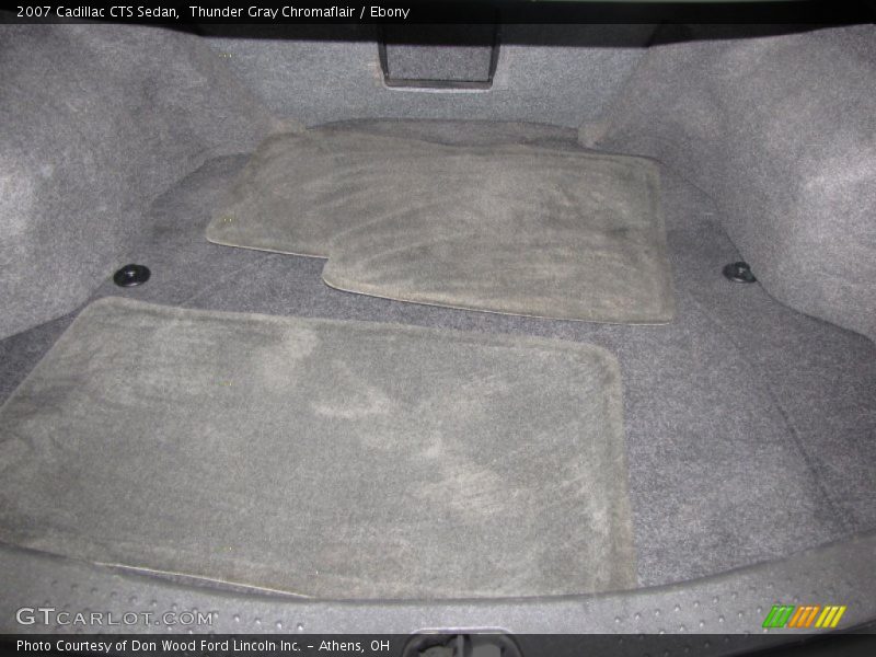 Thunder Gray Chromaflair / Ebony 2007 Cadillac CTS Sedan