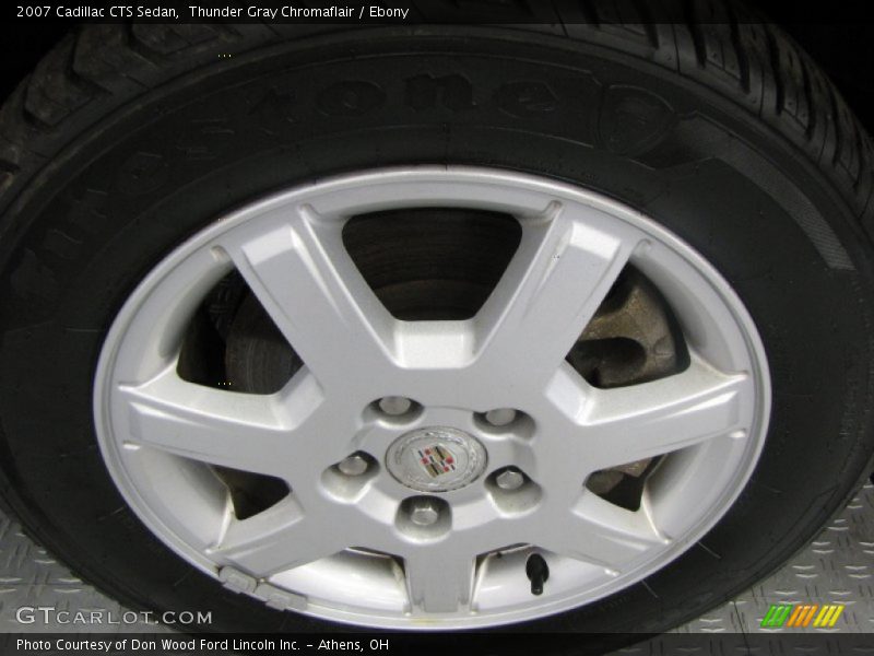 Thunder Gray Chromaflair / Ebony 2007 Cadillac CTS Sedan