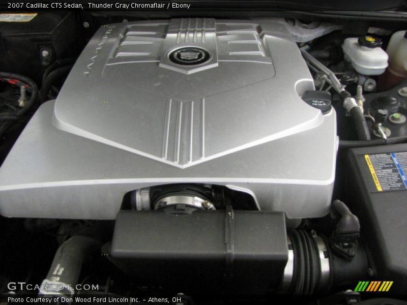 Thunder Gray Chromaflair / Ebony 2007 Cadillac CTS Sedan