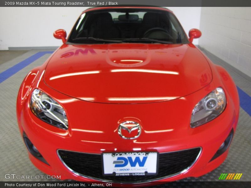True Red / Black 2009 Mazda MX-5 Miata Touring Roadster