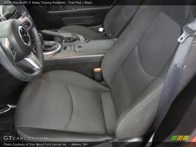 2009 MX-5 Miata Touring Roadster Black Interior