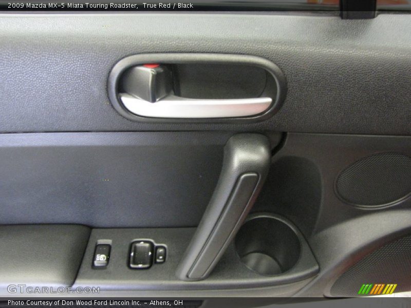 True Red / Black 2009 Mazda MX-5 Miata Touring Roadster