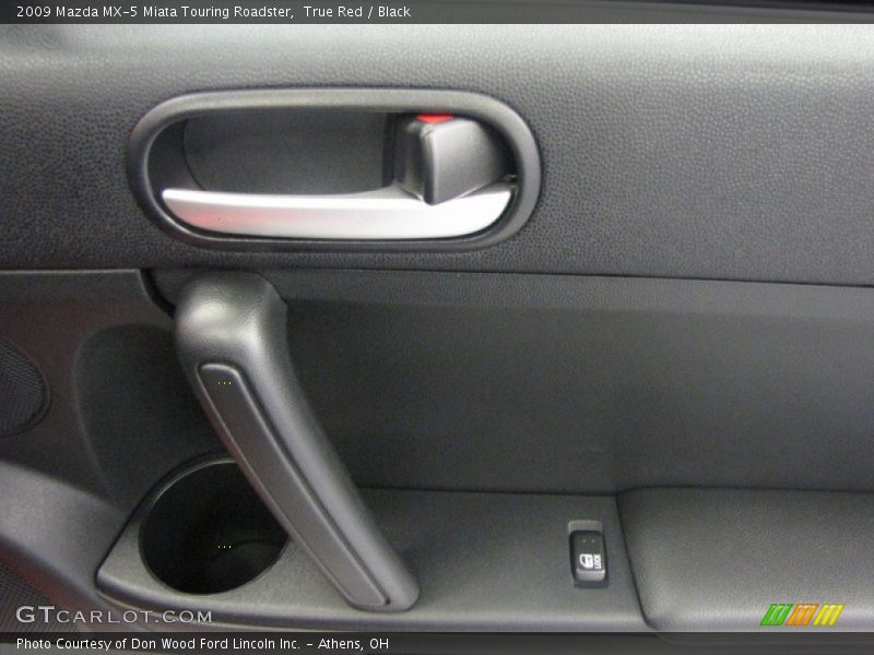 True Red / Black 2009 Mazda MX-5 Miata Touring Roadster