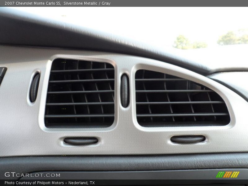 Silverstone Metallic / Gray 2007 Chevrolet Monte Carlo SS