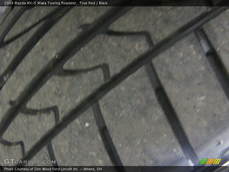 True Red / Black 2009 Mazda MX-5 Miata Touring Roadster
