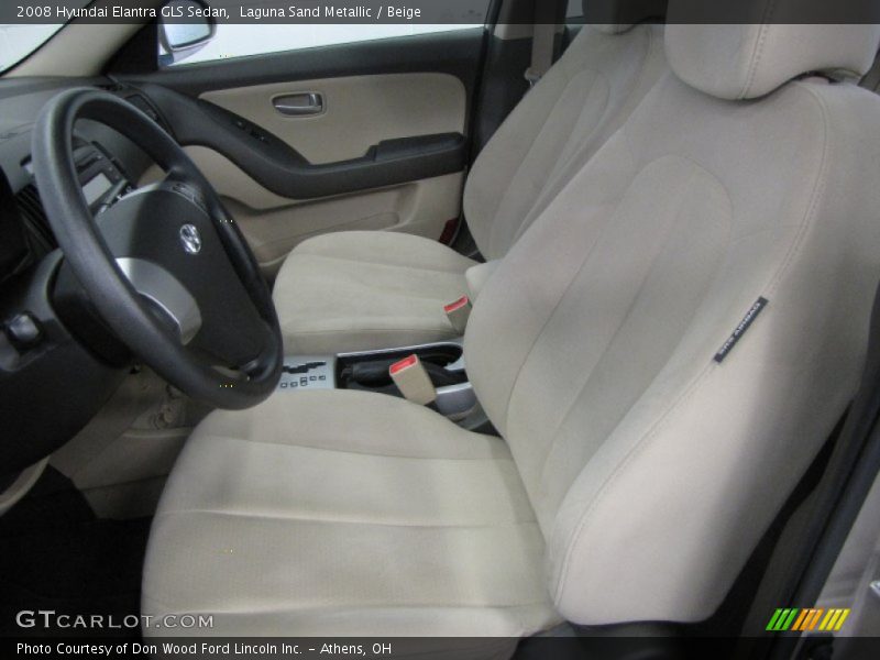 Laguna Sand Metallic / Beige 2008 Hyundai Elantra GLS Sedan