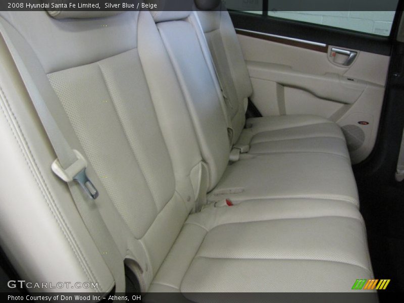 Silver Blue / Beige 2008 Hyundai Santa Fe Limited