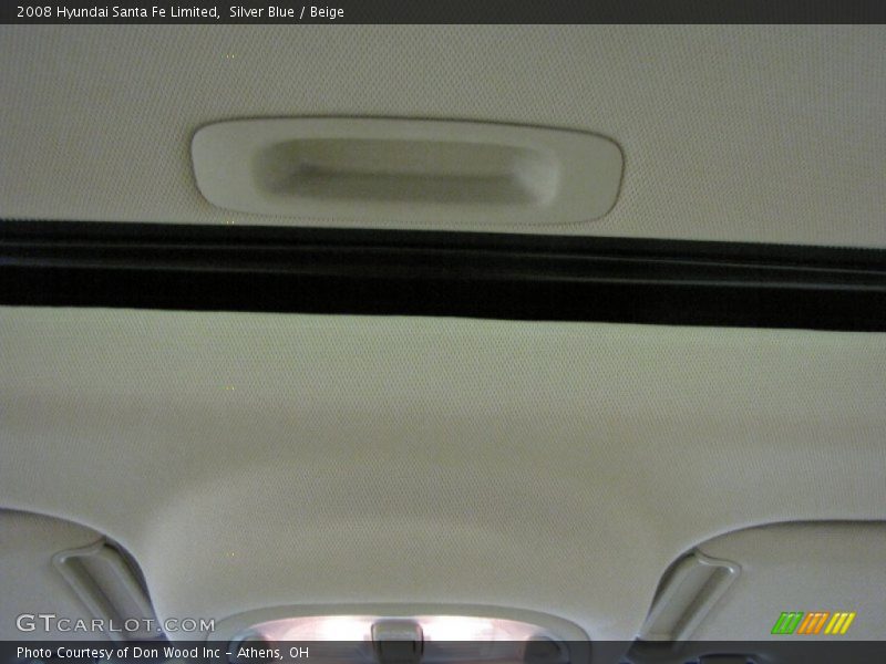 Silver Blue / Beige 2008 Hyundai Santa Fe Limited