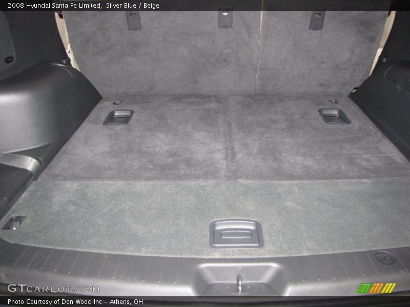Silver Blue / Beige 2008 Hyundai Santa Fe Limited