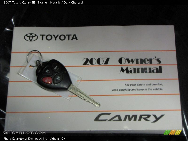 Titanium Metallic / Dark Charcoal 2007 Toyota Camry SE