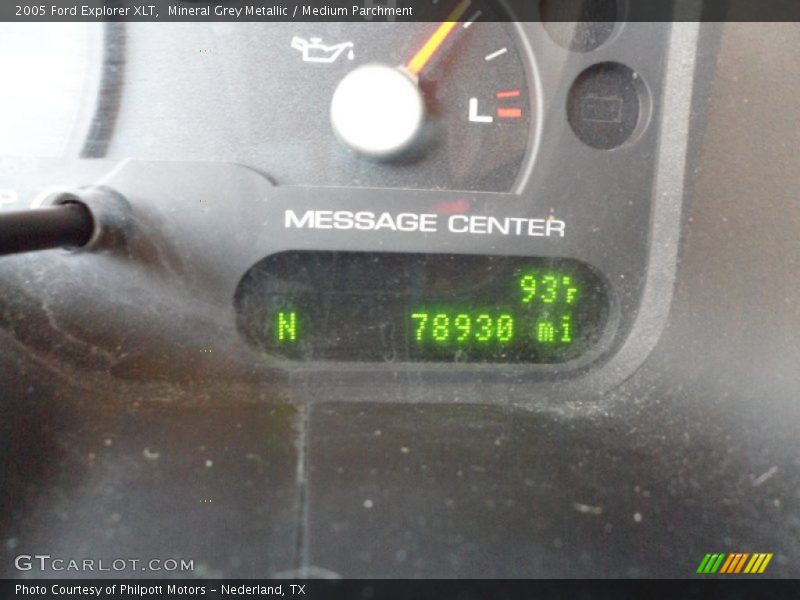 Mineral Grey Metallic / Medium Parchment 2005 Ford Explorer XLT