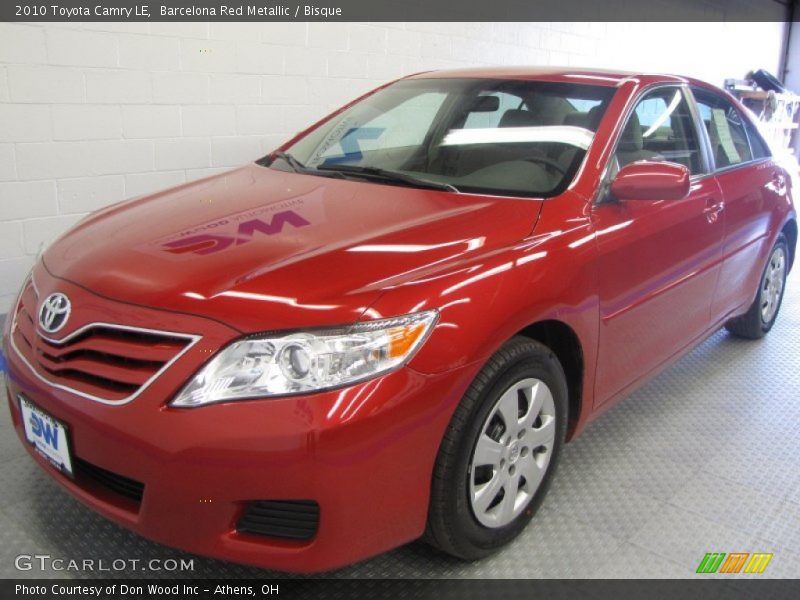 Barcelona Red Metallic / Bisque 2010 Toyota Camry LE