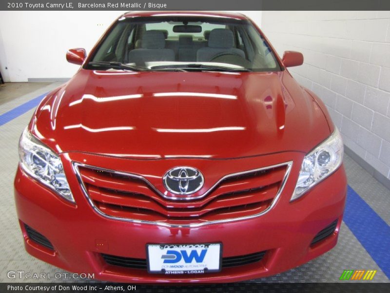 Barcelona Red Metallic / Bisque 2010 Toyota Camry LE