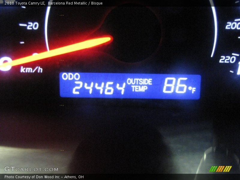 Barcelona Red Metallic / Bisque 2010 Toyota Camry LE