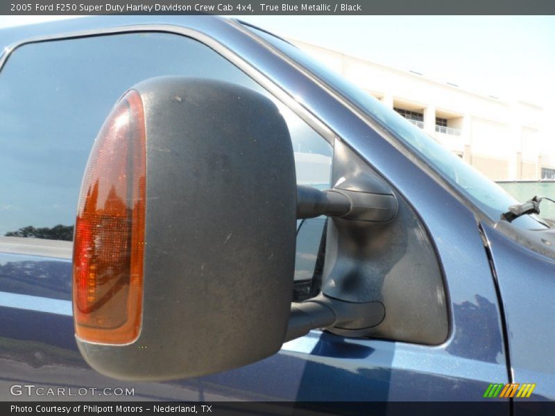 True Blue Metallic / Black 2005 Ford F250 Super Duty Harley Davidson Crew Cab 4x4