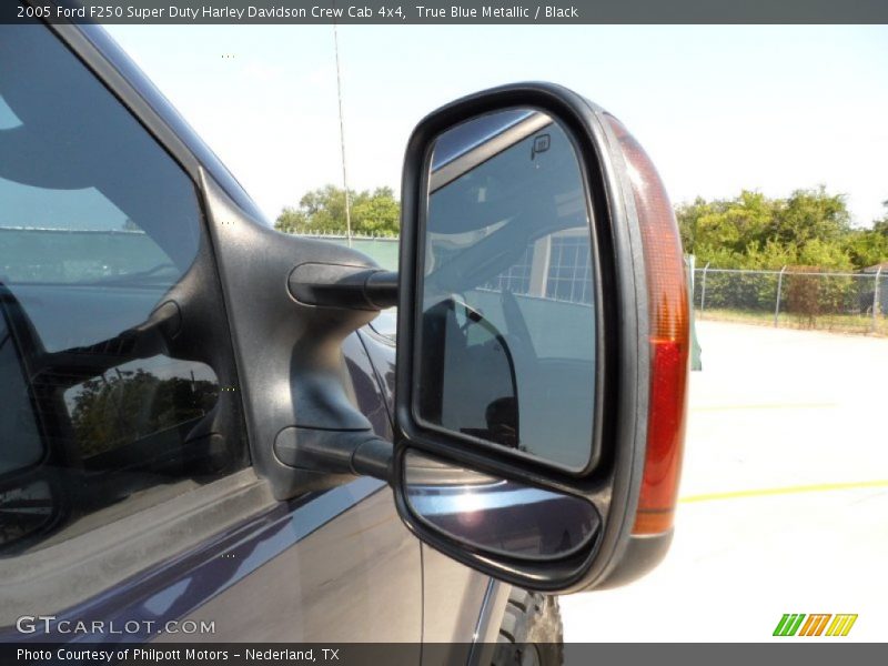 True Blue Metallic / Black 2005 Ford F250 Super Duty Harley Davidson Crew Cab 4x4