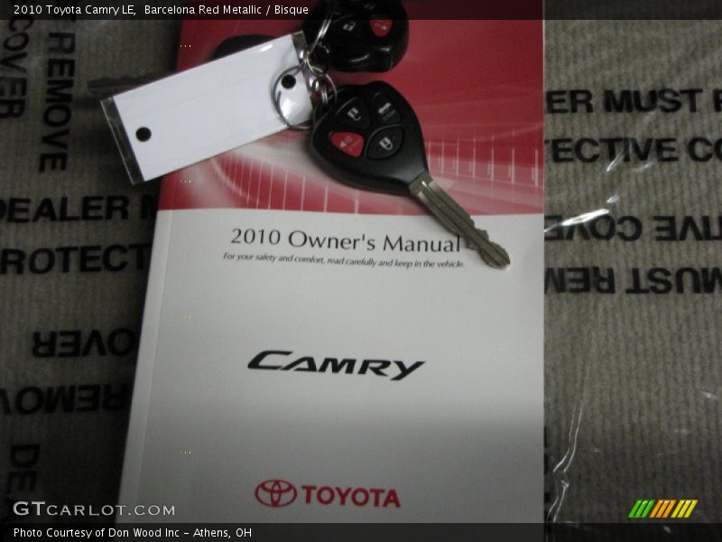 Barcelona Red Metallic / Bisque 2010 Toyota Camry LE