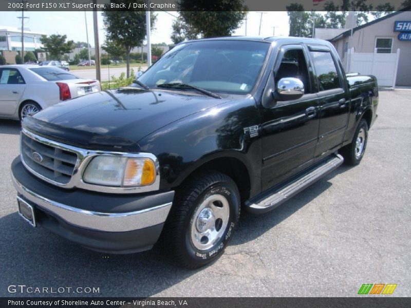 Black / Dark Graphite 2002 Ford F150 XLT SuperCrew