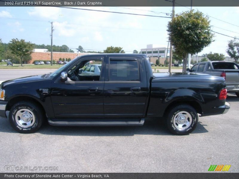 Black / Dark Graphite 2002 Ford F150 XLT SuperCrew