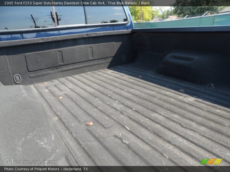 True Blue Metallic / Black 2005 Ford F250 Super Duty Harley Davidson Crew Cab 4x4