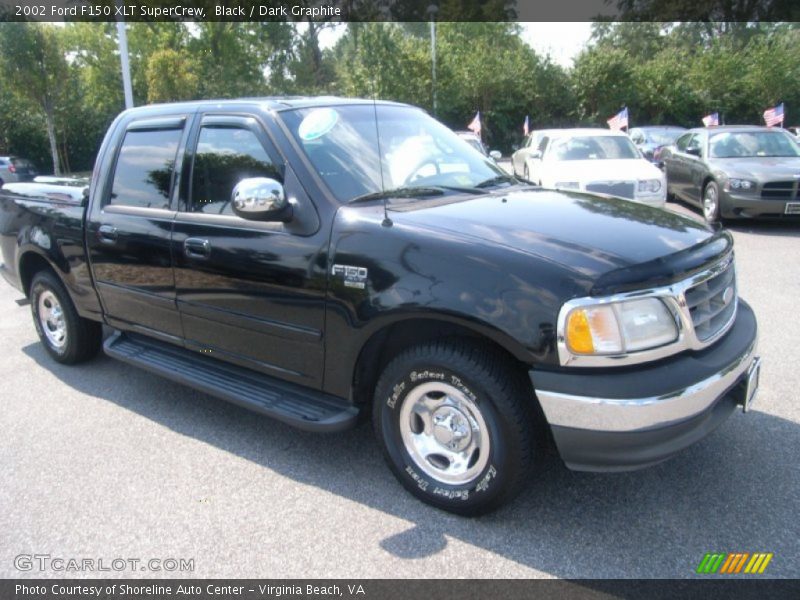 Black / Dark Graphite 2002 Ford F150 XLT SuperCrew