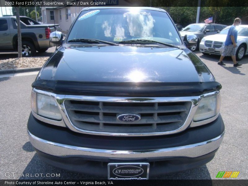 Black / Dark Graphite 2002 Ford F150 XLT SuperCrew