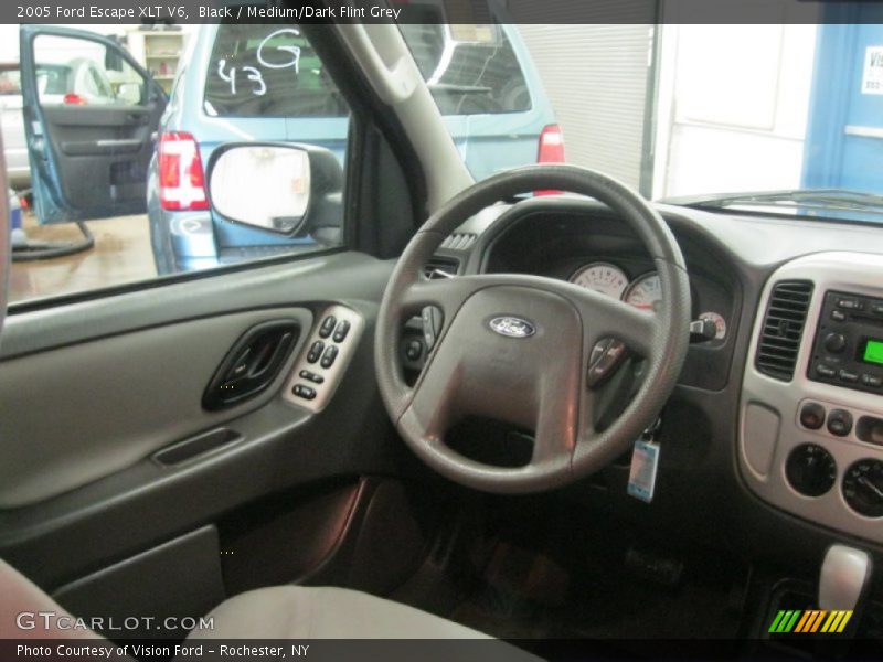 Black / Medium/Dark Flint Grey 2005 Ford Escape XLT V6
