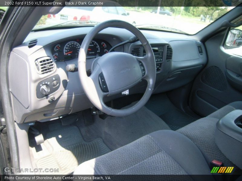 Black / Dark Graphite 2002 Ford F150 XLT SuperCrew