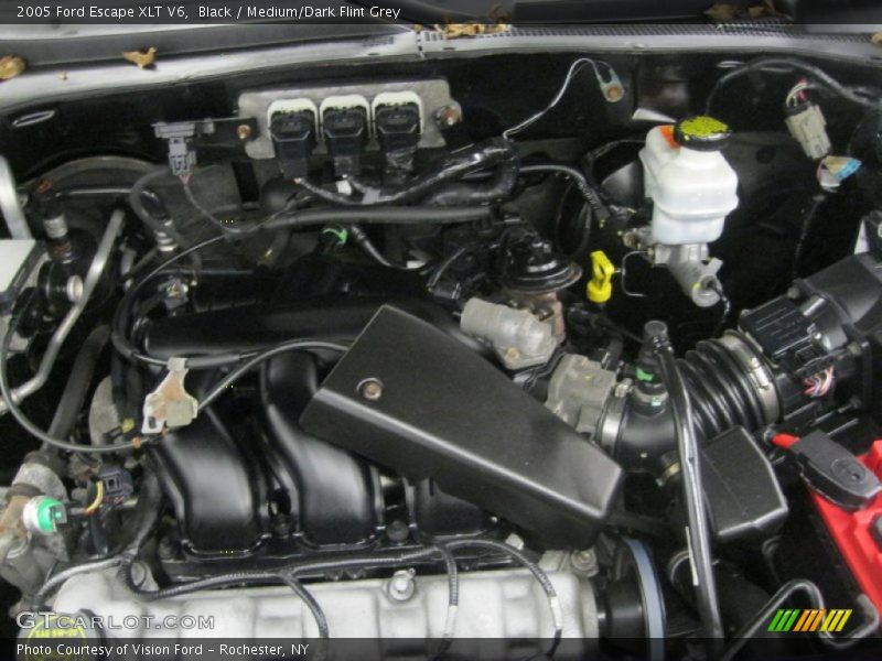 Black / Medium/Dark Flint Grey 2005 Ford Escape XLT V6