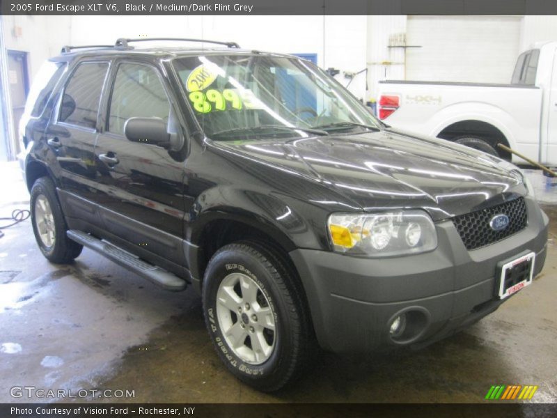 Black / Medium/Dark Flint Grey 2005 Ford Escape XLT V6