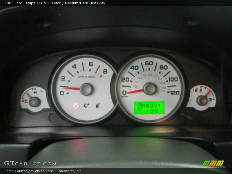 Black / Medium/Dark Flint Grey 2005 Ford Escape XLT V6