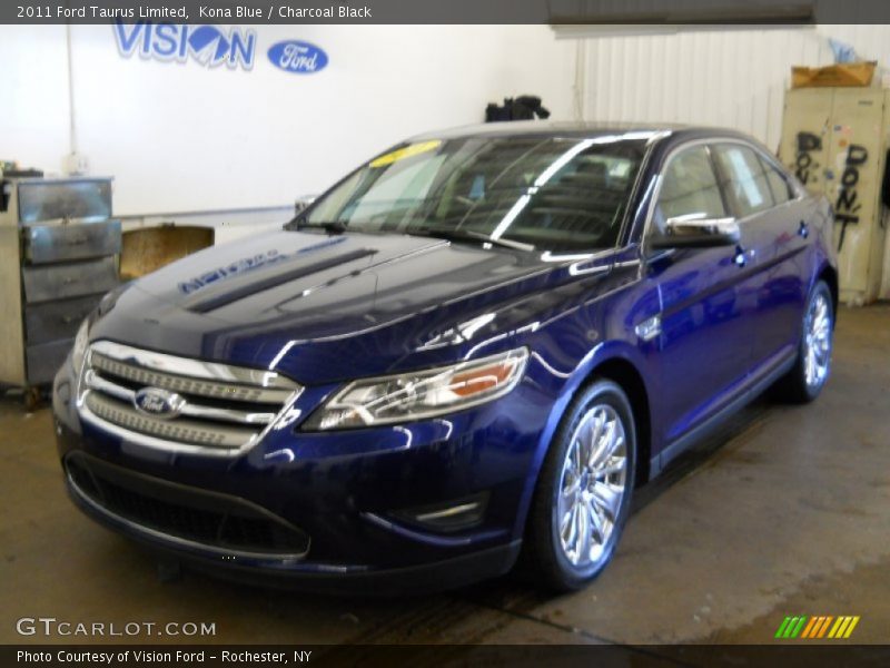 Kona Blue / Charcoal Black 2011 Ford Taurus Limited