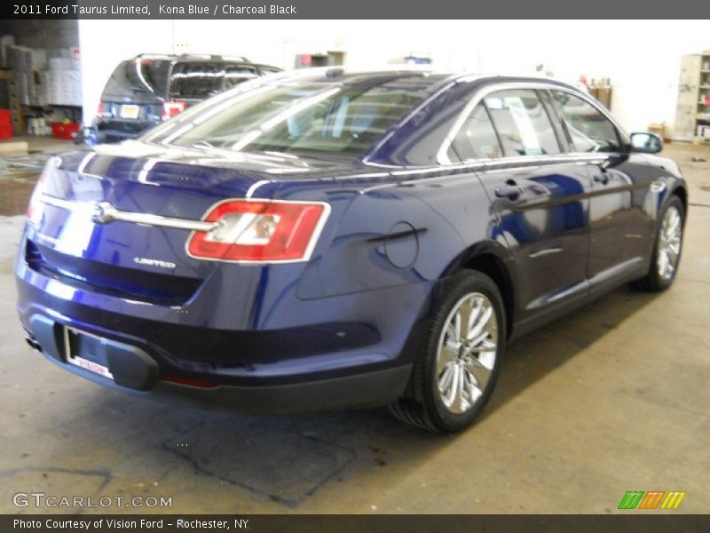 Kona Blue / Charcoal Black 2011 Ford Taurus Limited