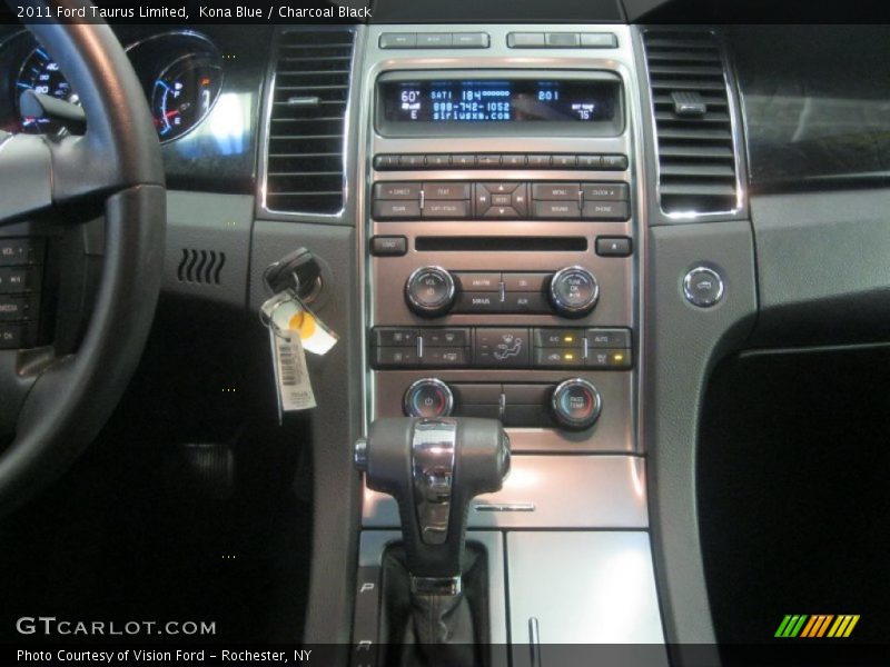 Kona Blue / Charcoal Black 2011 Ford Taurus Limited