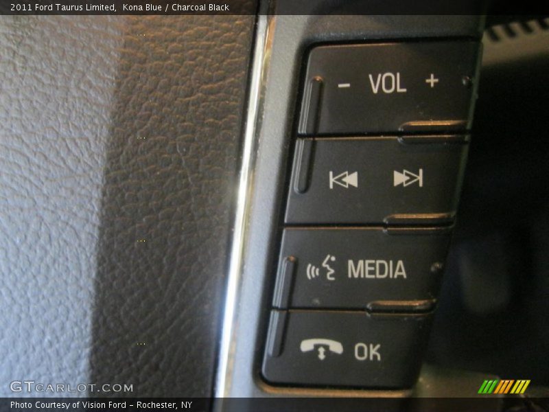 Kona Blue / Charcoal Black 2011 Ford Taurus Limited