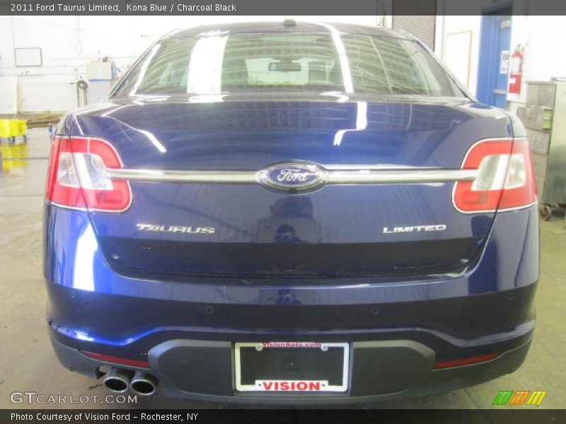 Kona Blue / Charcoal Black 2011 Ford Taurus Limited