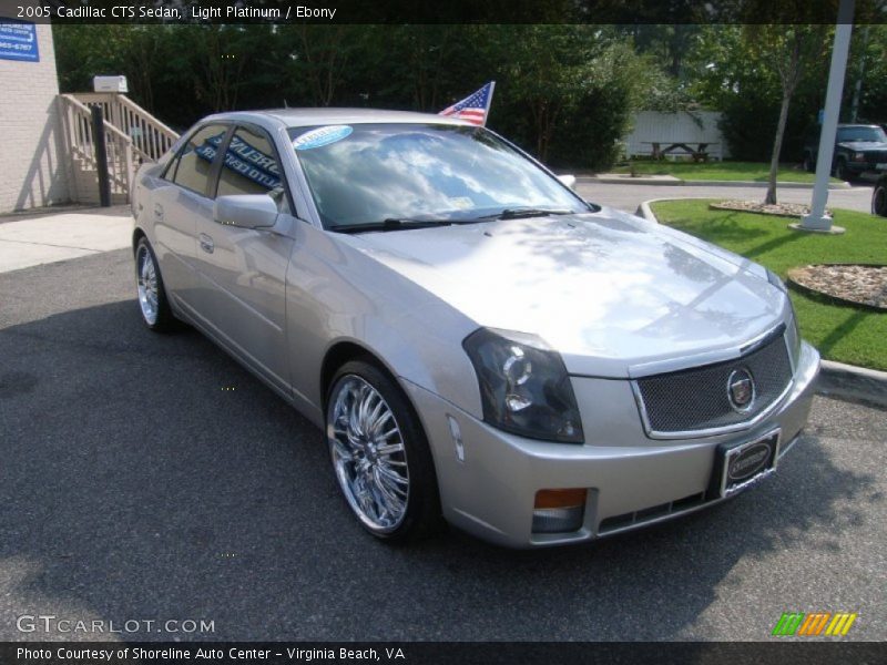 Light Platinum / Ebony 2005 Cadillac CTS Sedan
