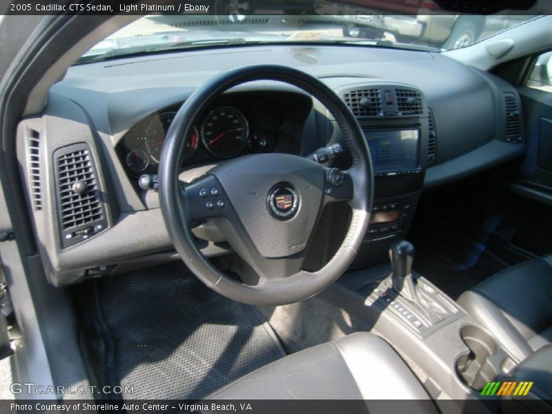 Light Platinum / Ebony 2005 Cadillac CTS Sedan