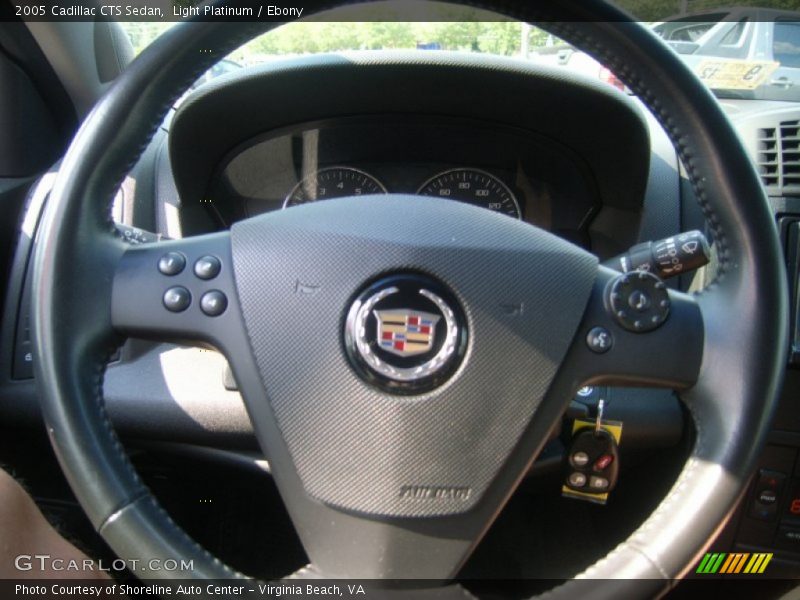 Light Platinum / Ebony 2005 Cadillac CTS Sedan