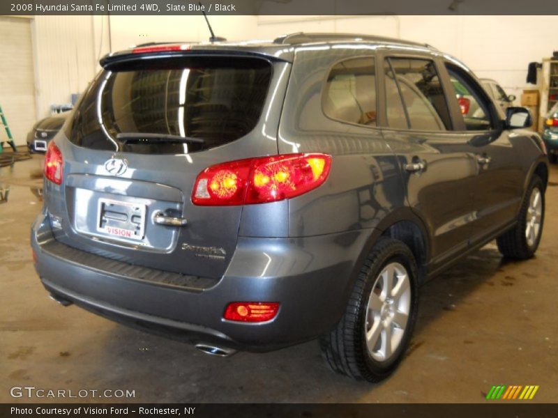 Slate Blue / Black 2008 Hyundai Santa Fe Limited 4WD