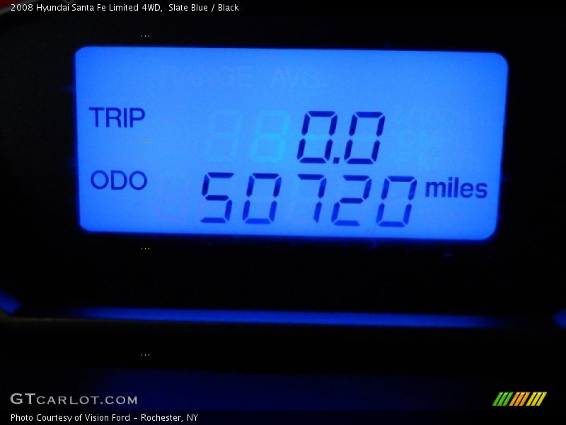 Slate Blue / Black 2008 Hyundai Santa Fe Limited 4WD