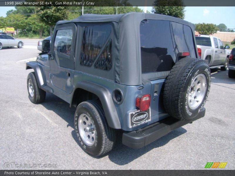Gun Metal Pearl / Gray 1998 Jeep Wrangler SE 4x4
