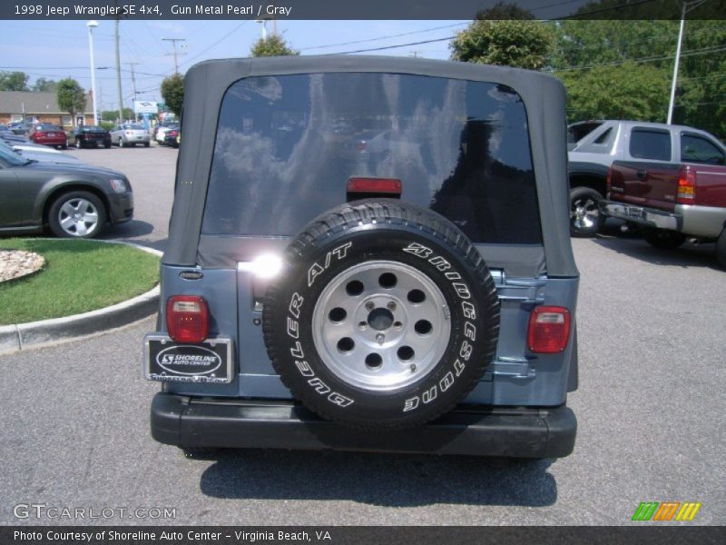 Gun Metal Pearl / Gray 1998 Jeep Wrangler SE 4x4