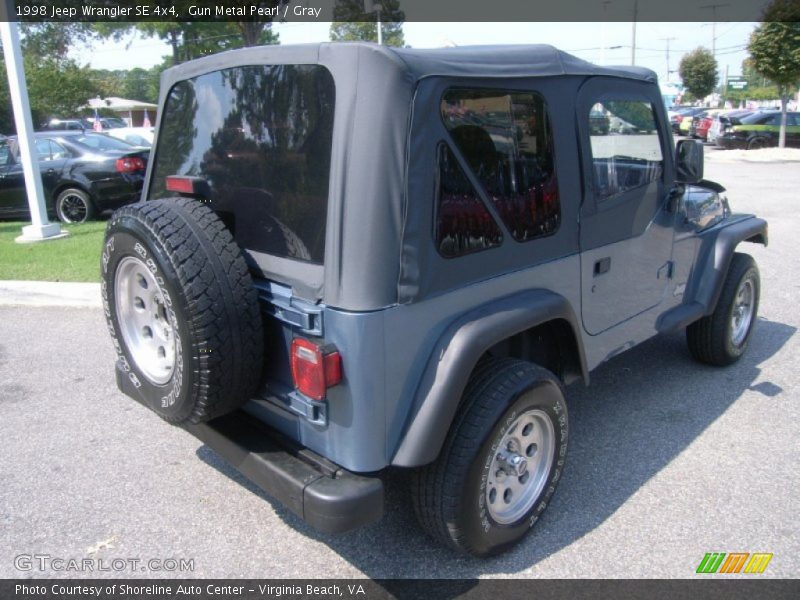 Gun Metal Pearl / Gray 1998 Jeep Wrangler SE 4x4