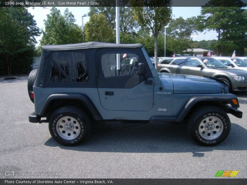 Gun Metal Pearl / Gray 1998 Jeep Wrangler SE 4x4