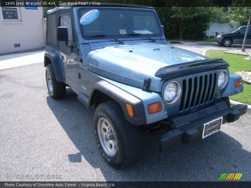 Gun Metal Pearl / Gray 1998 Jeep Wrangler SE 4x4