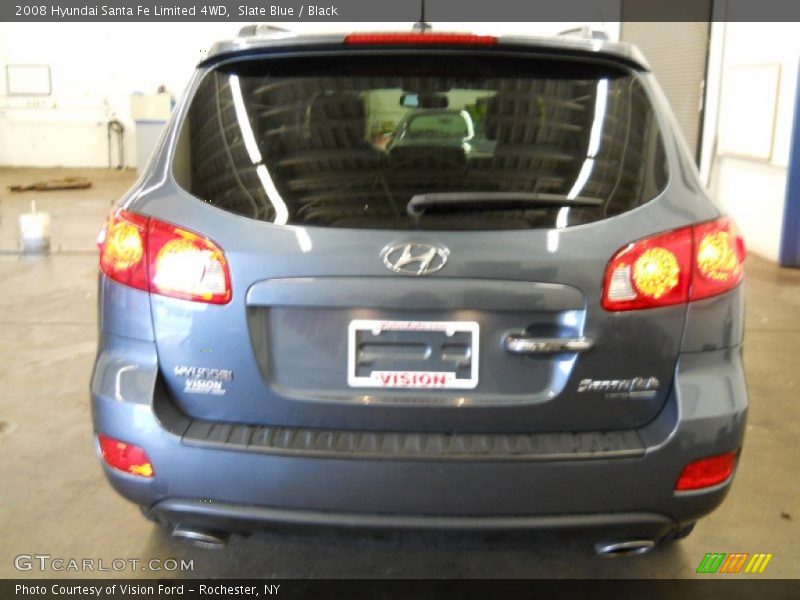 Slate Blue / Black 2008 Hyundai Santa Fe Limited 4WD